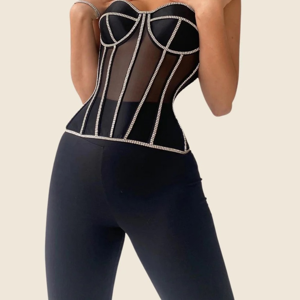Rhinestone Corset